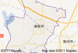 高密市地圖