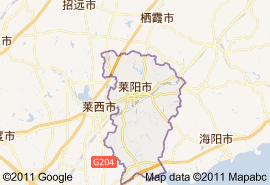 萊陽市地圖