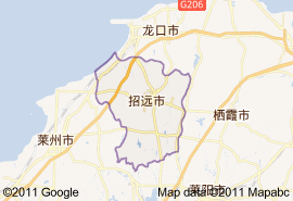 招遠市地圖