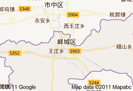 嶧城區地圖