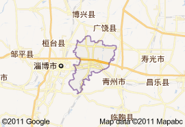 臨淄區地圖