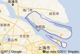 崇明縣地圖