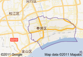 奉賢區地圖