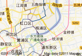 楊浦區地圖
