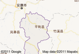 平利縣地圖