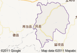 鳳縣地圖