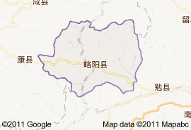 略陽縣地圖