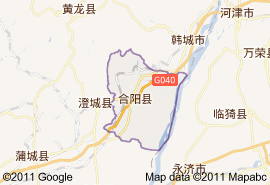 合陽縣地圖