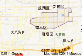 碑林區地圖