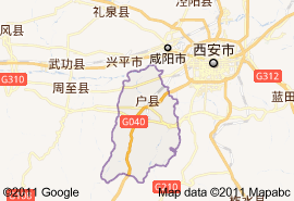 戶縣地圖