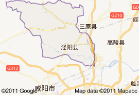涇陽縣地圖