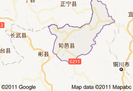 旬邑縣地圖