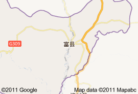 富縣地圖