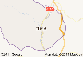 甘泉縣地圖