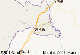 黃陵縣地圖