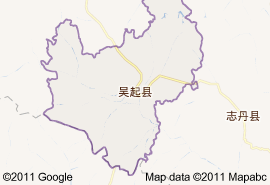 吳起縣地圖