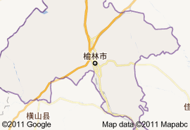 榆陽區地圖