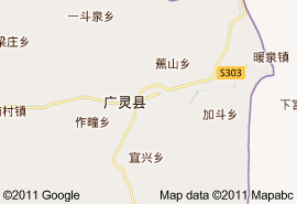 廣靈縣地圖