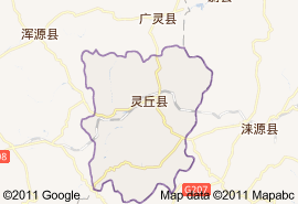 靈丘縣地圖
