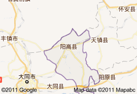 陽高縣地圖