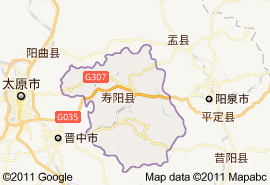 壽陽縣地圖