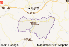 昔陽縣地圖