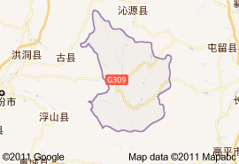 安澤縣地圖