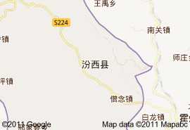 汾西縣地圖
