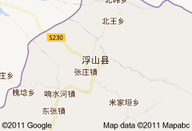 浮山縣地圖