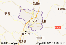 洪洞縣地圖
