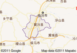 襄汾縣地圖