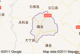 隰縣地圖