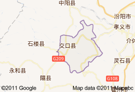 交口縣地圖