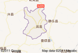 嵐縣地圖