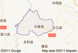 石樓縣地圖