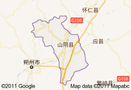 山陰縣地圖