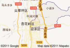 杏花嶺區地圖