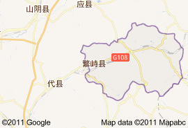 繁峙縣地圖