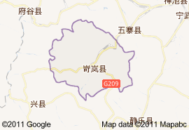 岢嵐縣地圖