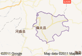 偏關縣地圖