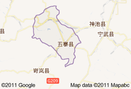五寨縣地圖
