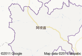 阿壩縣地圖