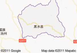 黑水縣地圖