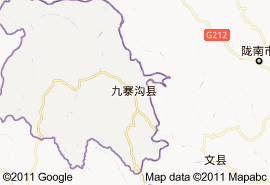 九寨溝縣地圖