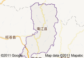 南江縣地圖