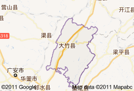 大竹縣地圖