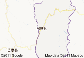 巴塘縣地圖