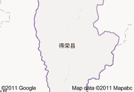 得榮縣地圖