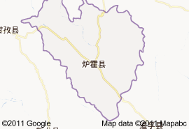 爐霍縣地圖