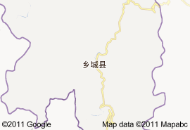 鄉城縣地圖